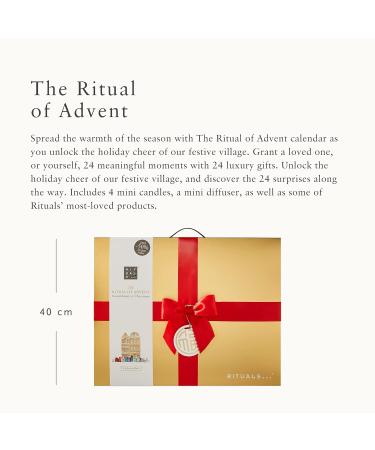 Rituals The Ritual of Advent 2D Advent Calendar 2021 | Exclusive Beauty Calendar with 24 Luxurious Gifts & 4 Candles | Perfect Holiday Gift Box - Buy Online on SooperMarket.com