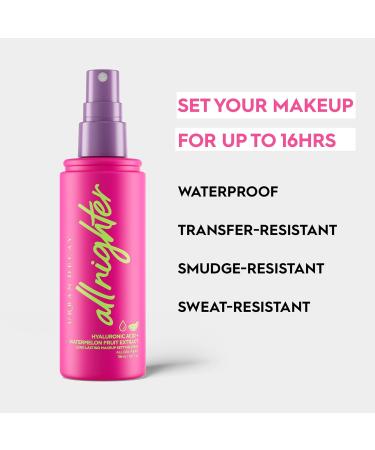 Urban Decay All Nighter Hyaluronic Acid Setting Spray - Waterproof & Long-lasting Luminous Finish Refreshing Watermelon Scent - 1 Fl Oz - Buy Online on SooperMarket.com