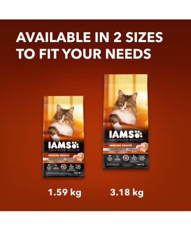 Iams Advanced Health Immune Health Adult Dry Cat Food Salmon & Chicken Recipe 1.59kg Bag - Buy Online on SooperMarket.com