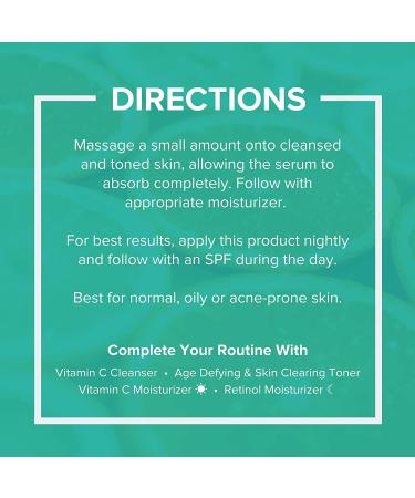 InstaNatural Age-Defying Serum | Anti-Aging & Skin Clearing | 1 fl oz - Buy Online on SooperMarket.com