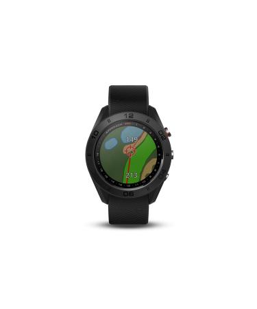 Garmin Approach S60, Premium GPS Golf Watch with Touchscreen Display and Full Color CourseView Mapping, Black w/Silicone Band (Renewed)