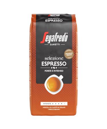 Segafredo Zanetti Selezione Espresso - whole bean (1 kg pack) - Suitable for all Italian coffee specialties - medium to dark roasting strong and intensive taste