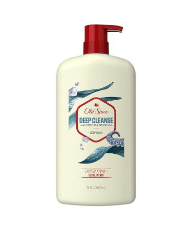 Old Spice Men's Body Wash Deep Cleanse with Deep Sea Minerals 30 oz - Pack of 4 - Buy Online on SooperMarket.com