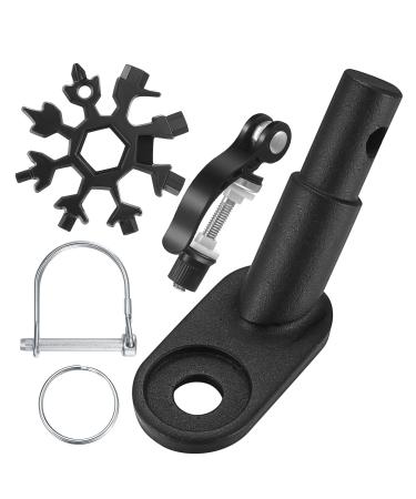 Bicycle trailer coupling bicycle coupling trailer universal bicycle trailer coupling with safety pen and multifunctional key black b