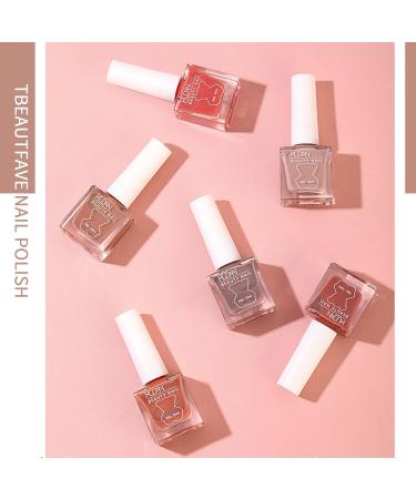 TBeautfave Green Nail Varnish Nude Nail Polish Quick Dry Long Lasting Nail Polish Non-Toxic Breathable Nail Polish No Need Cure Nail Gel Polish Nail Varnish at Home Manicure 28 Mustard Green - Buy Online on SooperMarket.com