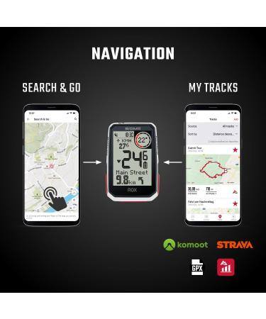 Sigma Sport Rox 4.0 White - Wireless Bicycle Computer with GPS & Navigation | Outdoor GPS with Height Measurement | Shop Now! - Buy Online on SooperMarket.com