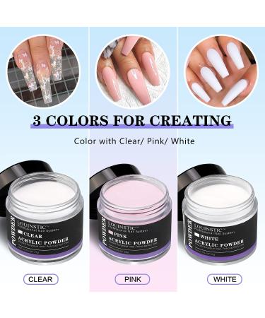 Professional Acrylic Nail Kit for Beginners - Complete Starter Set with Primer, Tips, Glue, and Brush - Size A - Buy Online on SooperMarket.com
