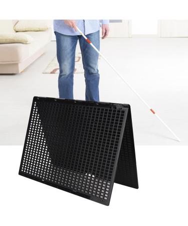 HUSHUI Braille Slate Stylus Kit - Portable 27 Lines 30 Cells Braille Writing Board & Learning Tool for Easy Braille Writing - Buy Online on SooperMarket.com