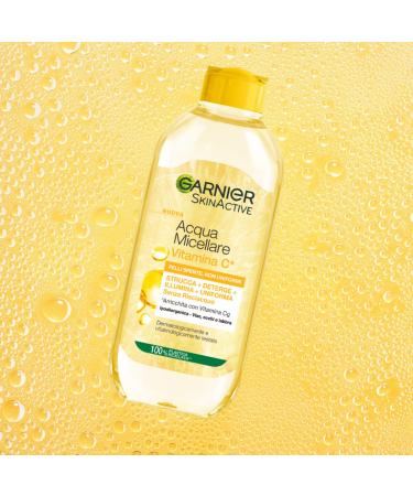 Garnier Micellar Water All-in-1 SkinActive with Vitamin C - 3 x 400ml for Dull & Uneven Skin | No Rinse International Shipping - Buy Online on SooperMarket.com