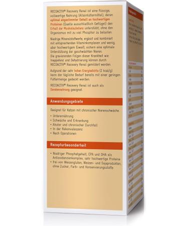 Recoactive Renal for Cats - High-Caloric Diet 280ml | Kidney Support & Weight Gain - Buy Online on SooperMarket.com