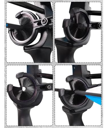 THREE ARCHERS Archery Arrow Rest: Compound & Recurve Bow Hunting Brush Capture - Buy Online on SooperMarket.com