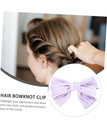Angoily Bow Hairpin Back of Head D568 Purple Fabric (cotton) Grace - Buy Online on SooperMarket.com