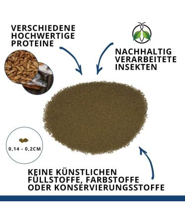 Fluval BUG BIGES FISS FUST - Insect Larvae Granules for Tropical Fish | 45g | Slow-Falling 1.4-1.6mm - Buy Online on SooperMarket.com