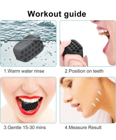 6Pcs Jawline Trainers for Men & Women - Double Chin Reducer & Facial Exerciser - Buy Online on SooperMarket.com