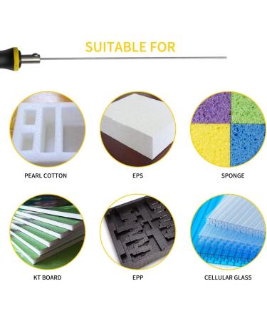Jhua Hot Knife Foam Cutter Electric Styrofoam Cutting Tool 36W Hot Wire Foam Cutter Electric Foam Cutting Machine Pen Hot Pen 15CM Styrofoam Cutter Cutting Tool Kit - Buy Online on SooperMarket.com