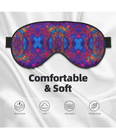 Buy Tie Dye Hippie Soft Sleep Eye Mask - Breathable Travel Eye Patch for Relaxation - Perfect for Women - Buy Online on SooperMarket.com