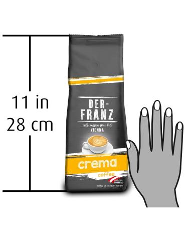 Buy Der-Franz Crema Whole Bean Coffee - 3x500g Pack | International Shipping Available - Buy Online on SooperMarket.com