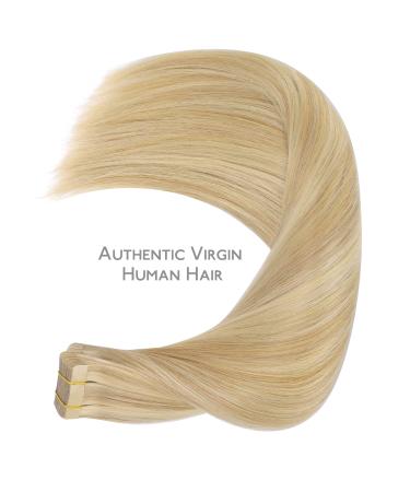 Buy If-alife Tape Extensions - 20pcs 50g 14 Inch Light Blonde Highlights Remy Real Hair Invisible Skin Weft Hair Extensions - Buy Online on SooperMarket.com