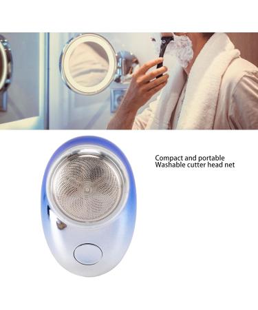 Beard Trimmer for Men Stainless Steel Electric Cordless USB Rechargeable Beard Hair Trimmer Electric Beard Clipper Fine Trimming Portable Beard Trimmer for Travel Use (Gradient Gradient Blue - Buy Online on SooperMarket.com