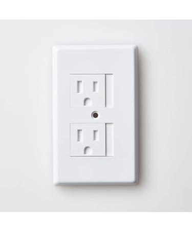 Mommys Helper Safe Plate Electrical Outlet Covers Standard, White