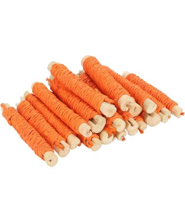 Pet Sweet Bamboo Sticks Rabbit Molar Sticks Promote Digestion 20pcs for Guinea Pig (Orange) - Buy Online on SooperMarket.com