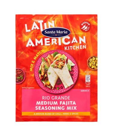 Santa Maria Latin American Kitchen Rio Grande Medium Fajita Seasoning Mix 28 g