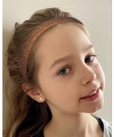 Doboi 15 Colors Sparkle Toddler Headbands - Glitter Thin Head Bands for Girls - No Slip Fashion Hairbands - Buy Online on SooperMarket.com