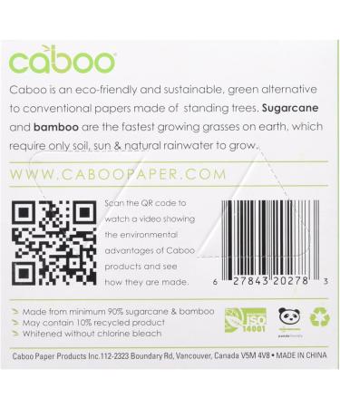 Caboo Soft Eco-Friendly Facial Tissue - 90 Two-Ply 8.3x7.8 in - Sustainable & Gentle - Buy Online on SooperMarket.com