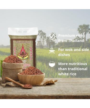 Buy Royal Thai Brown Long Grain Fragrant Rice - 1 KG | Premium Quality International Shipping - Buy Online on SooperMarket.com
