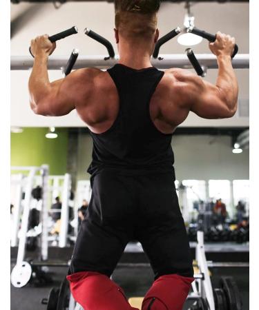 Babioboa Men's Tank Top 3 Pack - Gym & Fitness Sleeveless Shirts in Black Gray & Peacock Blue | Functional Stringer Armpit Design - Size L - Buy Online on SooperMarket.com