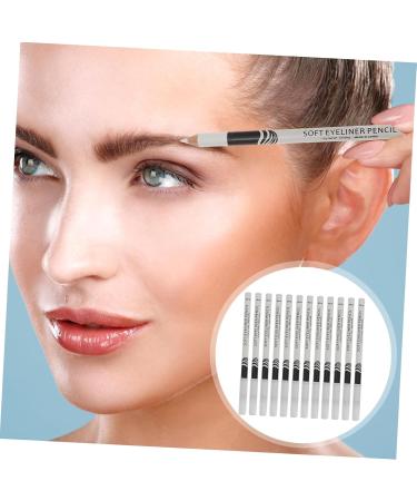 Gogogmee 12pcs Lying Silkworm Eyeliner Liner Gel Pencil Makeup Eyeshadow Pencils Makeup Eyeliner Wood White - Buy Online on SooperMarket.com