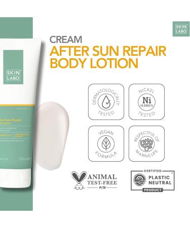 SkinLabo - After-Sun Repair Body Lotion Repairs and Soothes Skin Moisturising Action Light Texture with Defensil-Plus Prickly Pear Extract - 250 ml - Buy Online on SooperMarket.com