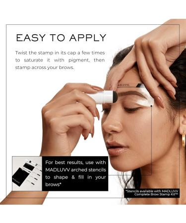 MADLUVV Brow Stamp Refill - Medium Brown | Perfect Brow Solutions for Effortless Beauty - Buy Online on SooperMarket.com
