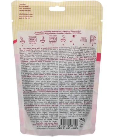 FunCakes Deco Melts Purple 250g - AZO Free | High-Quality Edible Candy Melts - Buy Online on SooperMarket.com