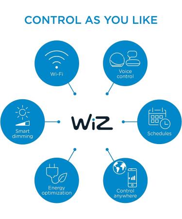 WiZ Connected Color High Lumen 100W A21 Smart WiFi Light Bulb  16 Million Colors  Compatible with Alexa and Google Home Assistant  No Hub Required  1 Bulb A21 Color 1 Count (Pack of 1) - Buy Online on SooperMarket.com