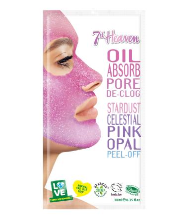 7th Heaven Oil Absorb Pore De-clog & StarDust Celestial Pink Opal Peel-Off face mask 10ml