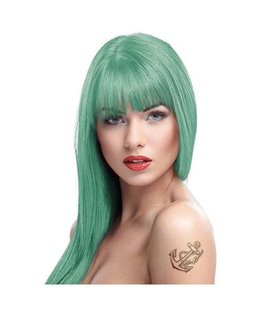 2 Crazy Color Semi Permanent Hair Colour Dye Cream by Renbow 100ml Peppermint 71