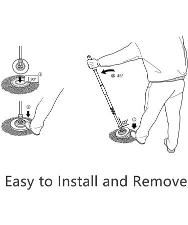 6 Pack Washable Microfiber Spin Mop Refill Heads Compatible with Hurricane Mopnado Spin Mop for Home, Office, and Commercial Use - Buy Online on SooperMarket.com
