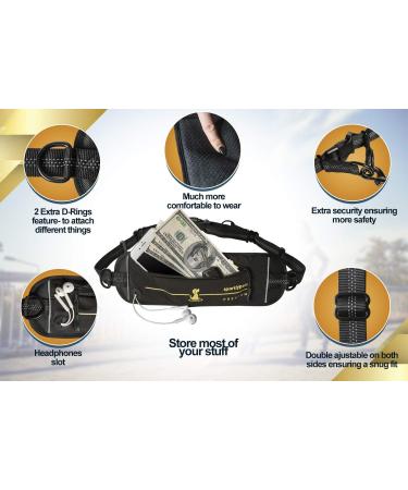 Premium 2-in-1 Jogging Leash & Normal Dog Leash for Medium & Large Dogs | Double Handle & Belly Belt for Jogging Hiking & Walking - Buy Online on SooperMarket.com