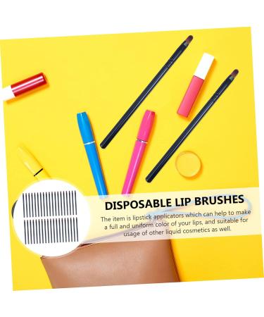 50pcs Multi-Function Lip Brush Set - Plastic Lipstick & Lip Gloss Applicators for Perfect Makeup Application - Buy Online on SooperMarket.com