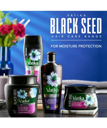 Dabur Vatika Ayurvedic Black Seed Enriched Hair Oil 200ml - Complete Hair Care - Buy Online on SooperMarket.com