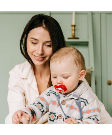 Pacifier Clip 4 Pack - Silicone Holder Clips for Boys and Girls - BPA Free Teething Toys - Perfect Baby Shower or Birthday Gift - Buy Online on SooperMarket.com