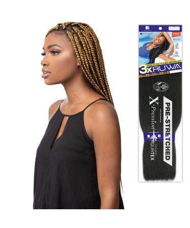 Sensationnel 3X RUWA Prestretched Braids 24 inch - Kanekalon Aquatex Water Repellent Hair (3 Pack) - Buy Online on SooperMarket.com