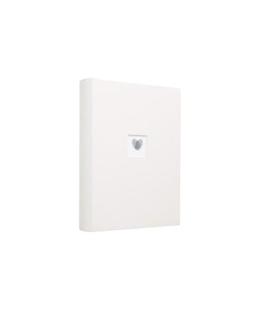 Pearhead Wedding Thumbprint Memory Book, Wedding Photo Album, Marriage Keepsake, Engagement Gifts, Ivory Linen