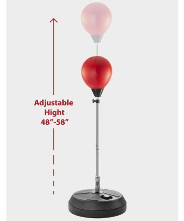 Punching Bag with Stand for Adults and Teens - Height Adjustable Speed Bag for MMA Training and Fitness - Boxing Equipment for Stress Relief - Buy Online on SooperMarket.com