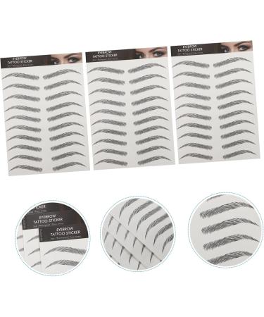 Hemoton 18 Sheets Imitation Eco Eyebrow Sticker Imitation Eyebrow Fake Eyebrow 4d Transfer Stickers - Buy Online on SooperMarket.com