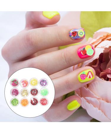Healeved 2 Sets DIY Nail Fruit Nail Accessories Pottery Making Supply Home Use Decor Polymer Clay Fruit Slices Manicure Kit DIY Kits Slice Nail Art Puzzle Soft Pottery Charm Nail Flakes 3d - Buy Online on SooperMarket.com