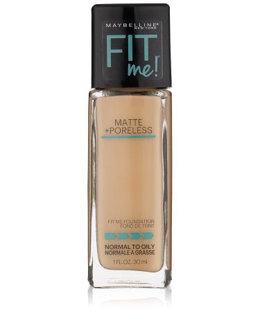 Maybelline New York Fit Me Matte Plus Pore Less Foundation Soft Sand 1 Fluid Ounce