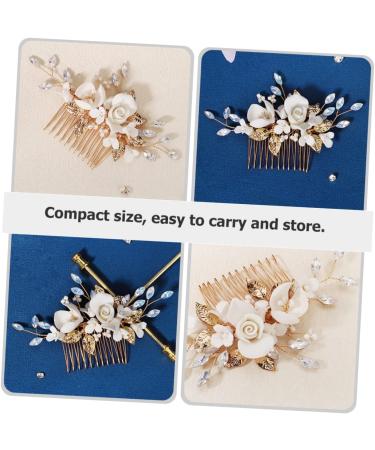 KOMBIUDA Bridal Comb Bride The Photo Ceramics The Flowers - Buy Online on SooperMarket.com