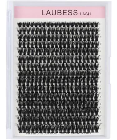 LAUBESS Individual Eyelash Clusters 300 Pcs | False Lashes Extension Kit | 50D-0.07C Mix 8-15mm - Buy Online on SooperMarket.com